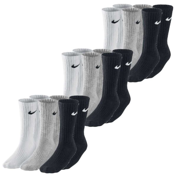 Nike Sportsocken Tennis Socken 9 Paar Crew Strümpfe