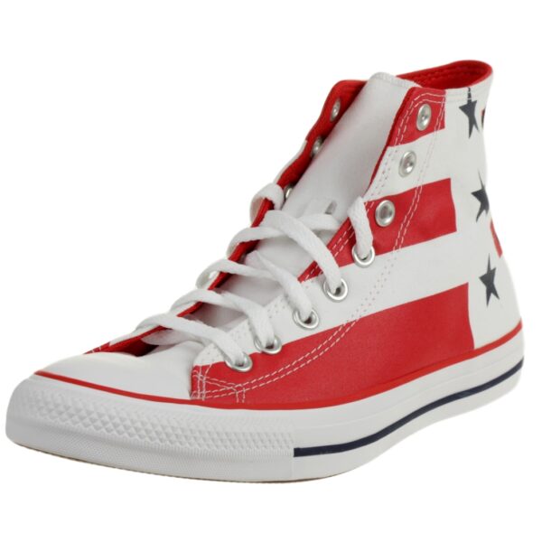 Converse Unisex Chuck CTAS HI Stars & Stripes America Sneaker 167836C Weiß