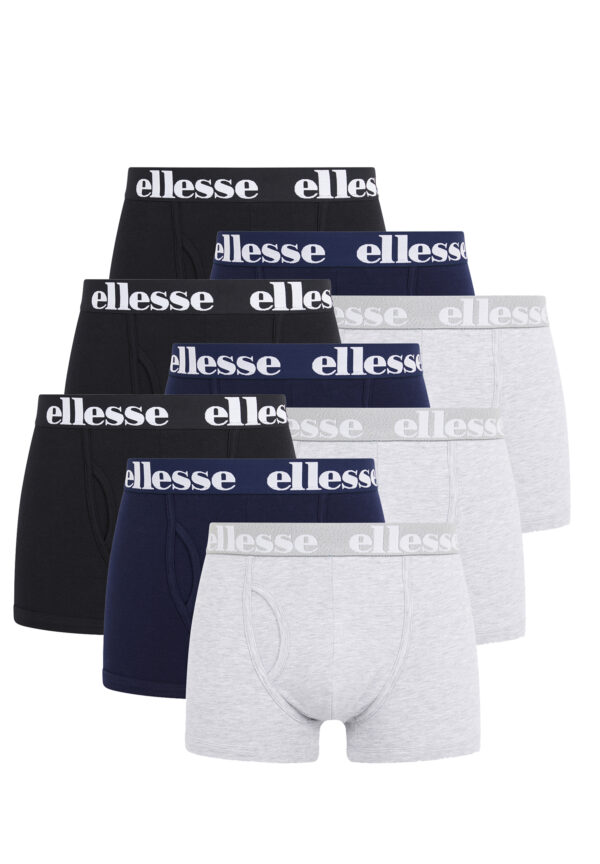 Ellesse Boxershorts Fashion Boxer Herren Trunk Shorts Unterwäsche 9er Pack