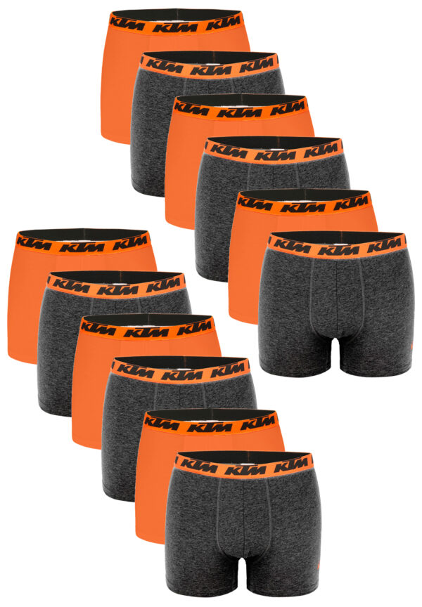 KTM by FREEGUN Boxershorts für Herren Unterwäsche Pant Men´s Boxer 12 er Multipa...