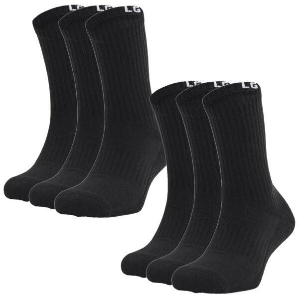 6 Paar Under Armour Core Crew Socken Unisex Sportsocken 1358345