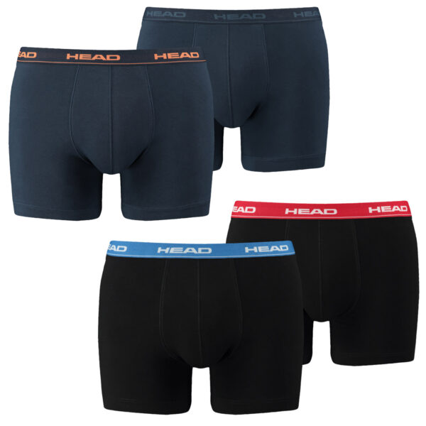 4 er Pack Head Herren Boxer Boxershorts Basic Pant Unterwäsche