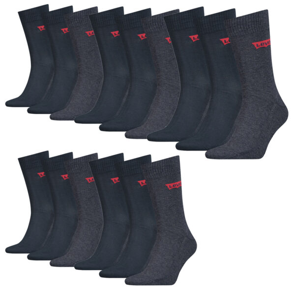 15 Paar Levis 168SF Regular Cut Unisex Socken Sneakersocken Strümpfe 903052001