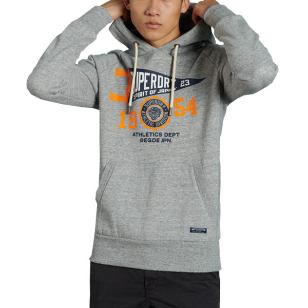 Superdry Herren Mascot Varsity Overhead Hoodie grau M2010536A