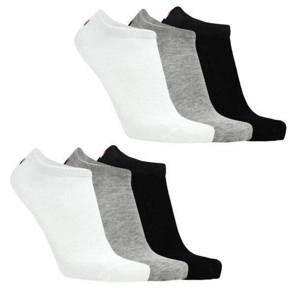 6 Paar Fila Unisex Invisible Sneakersocken Socken F9100