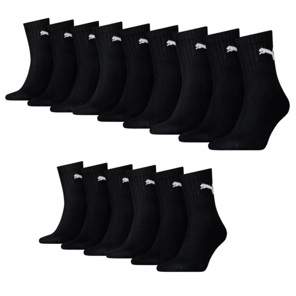 15 Paar Puma Socken Short Crew Sportsocken Tennis Socken Unisex