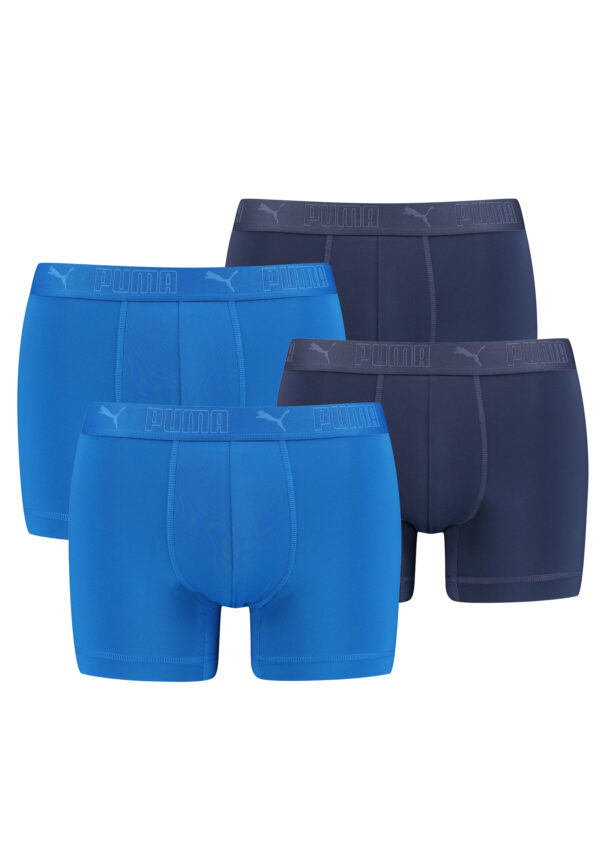 PUMA Boxershorts Herren 4er Pack Sport Mikrofaser + elastisch / Funktionsunterho...