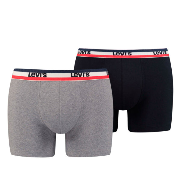 2er Pack Herren Levis SPRTSWR LOGO BOXER BRIEF Boxershorts Unterwäsche Pants