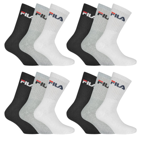 12 Paar Fila Herren Sportsocken Tennissocken Socken F9505