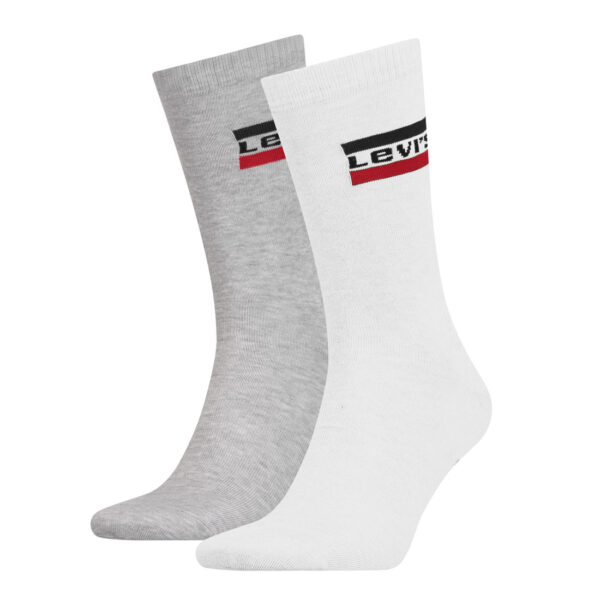 2 Paar Levis 168NDL Regular Cut SPR Unisex Socken 903013001