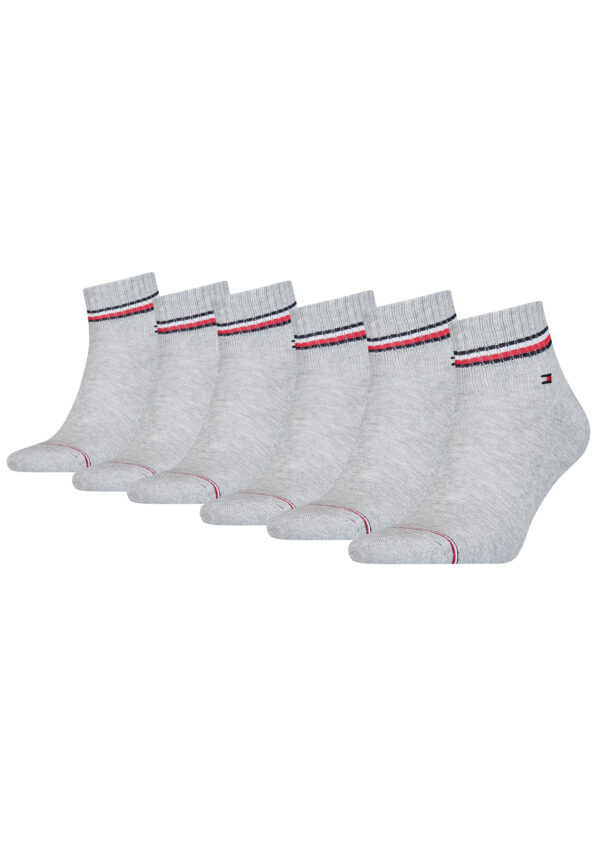 6 Paar TOMMY HILFIGER Herren ICONIC QUARTER Gr. 39 - 49 Sneaker Socken