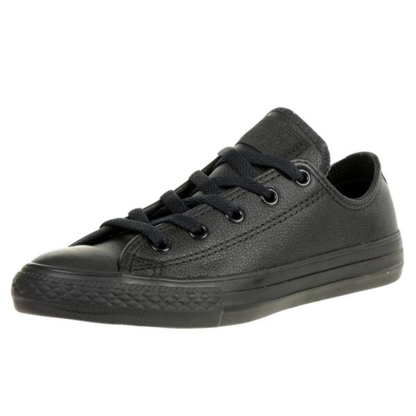 Converse Unisex Kinder CT Ox Leder Sneaker Low-Top 343913C Schwarz