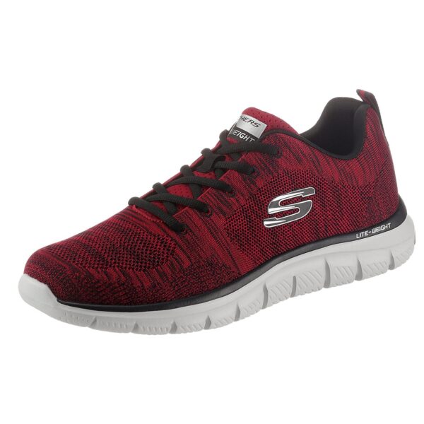 Skechers Herren Track - FRONT RUNNER Sneakers Trainingsschuhe 232298 Rot / Schwa...