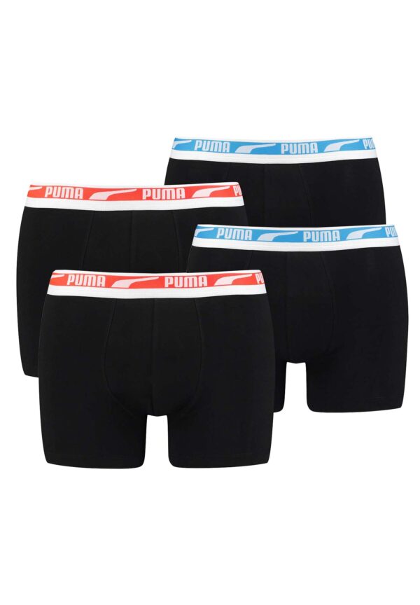 Puma Herren Boxer Boxershorts Men Unterhose Multi Logo Pant Unterwäsche 4er Pack...