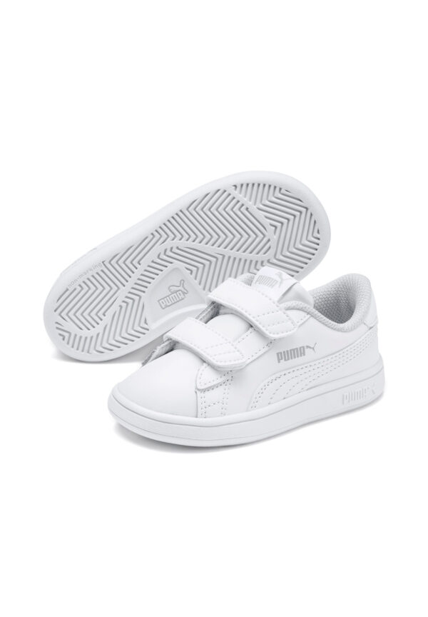 PUMA Smash v2 L V INF Kids Sneaker Schuhe weiss 365174 02