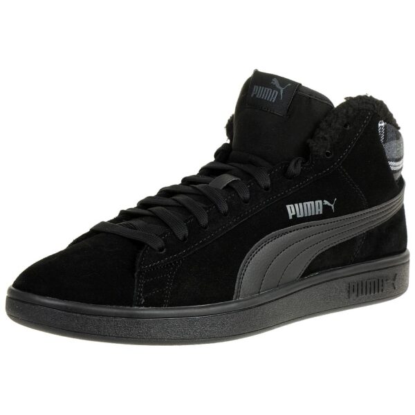 Puma Smash v2 Mid WTR Unisex Sneaker Schuh schwarz gefüttert 366810 01