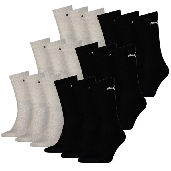 18 Paar Puma Socken Cush Crew Sportsocken Tennis Socken Unisex