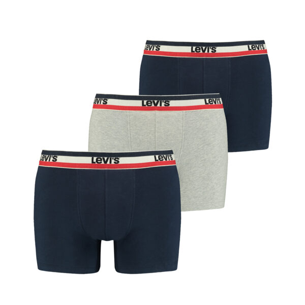 3er Pack Herren Levis SPRTSWR LOGO BOXER BRIEF Boxershorts Unterwäsche Pants