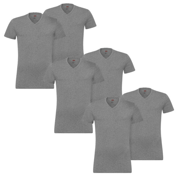 6 er Pack Levis 200SF V-Neck T-Shirt Men Herren Unterhemd V-Ausschnitt