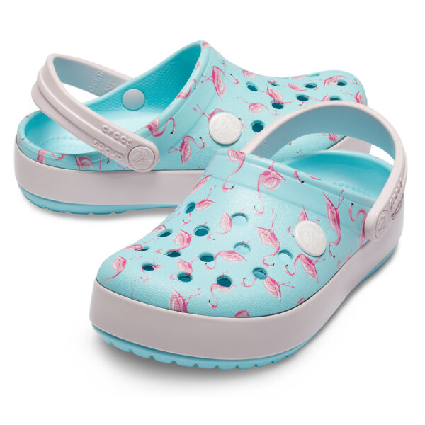 Crocs Crocband Multigraphic Clog K Kinder Junior Clog relaxed fit 205532 409