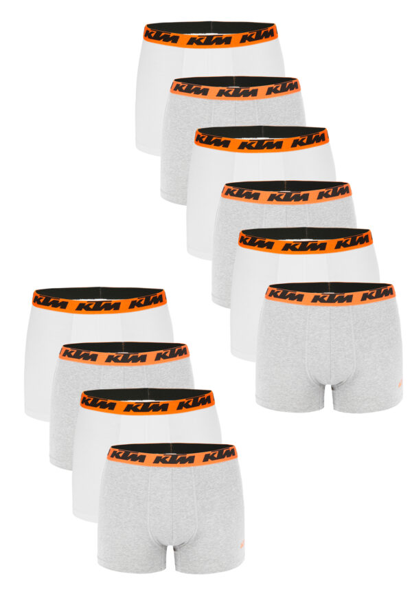 KTM by FREEGUN Boxershorts für Herren Unterwäsche Pant Men´s Boxer 10 er Pack