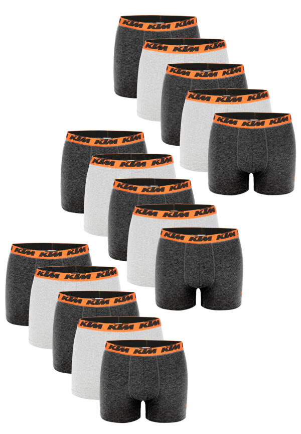 KTM by FREEGUN Boxershorts für Herren Unterwäsche Pant Men´s Boxer 15 er Pack