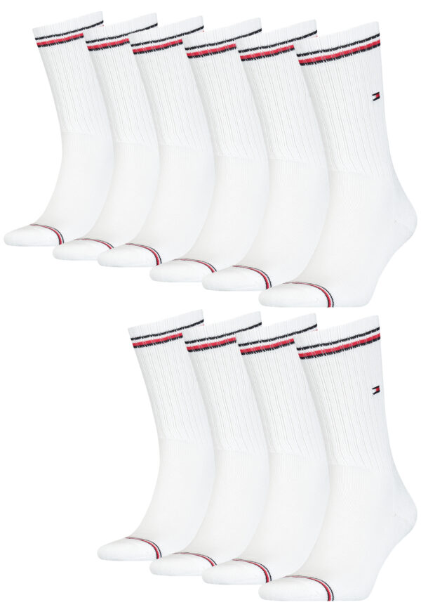 10 Paar TOMMY HILFIGER Herren ICONIC Socken Gr. 39 - 49 Tennis Socken