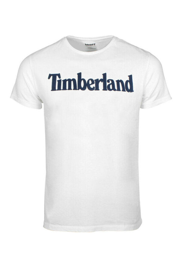 Timberland TFO SS Linear Tee Herren T-Shirt Shirt TB0A2BRN 100 weiss