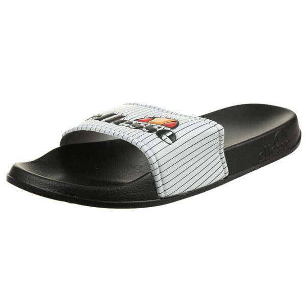 Ellesse Slide John Herren Sandalen Badelatschen black white