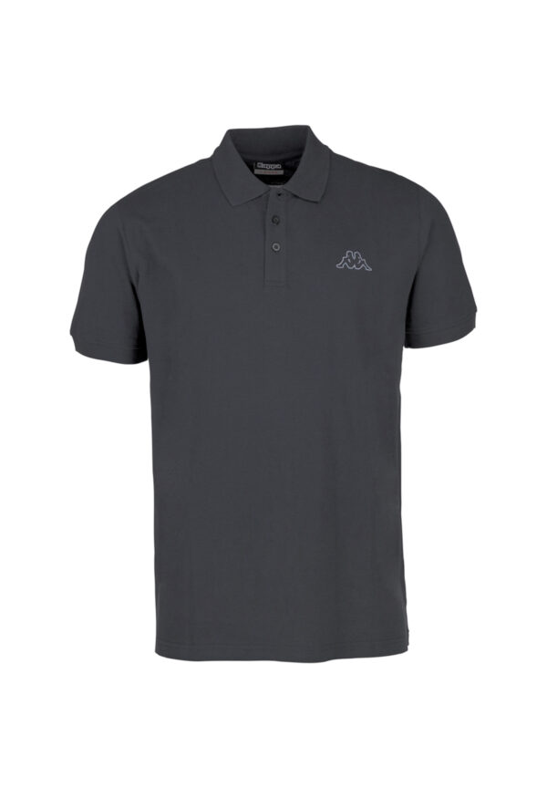 Kappa Unisex Polo Shirt Damen Herren 303173 grau