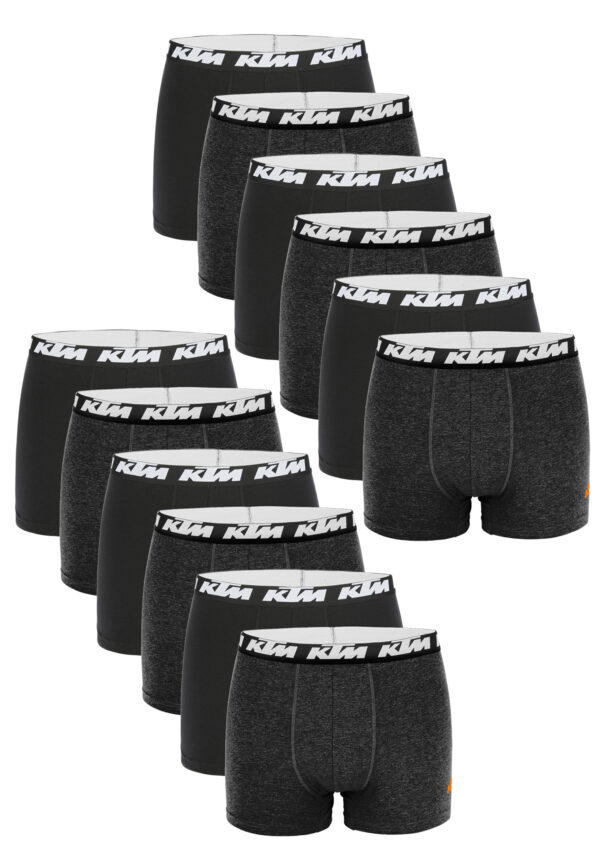 KTM by FREEGUN Boxershorts für Herren Unterwäsche Pant Men´s Boxer 12 er Multipa...