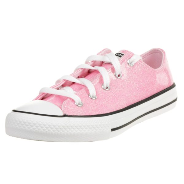 Converse CTAS OX Kinder Glitter Chucks Sneaker 666895C Rosa