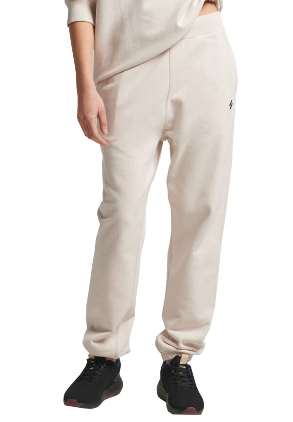 Superdry Damen CREW JOGGERS Jogginghose Sweatpants Fitnesshose beige