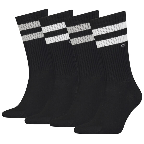 4 Paar Calvin Klein Stripes Herren Sportsocken Tennissocken