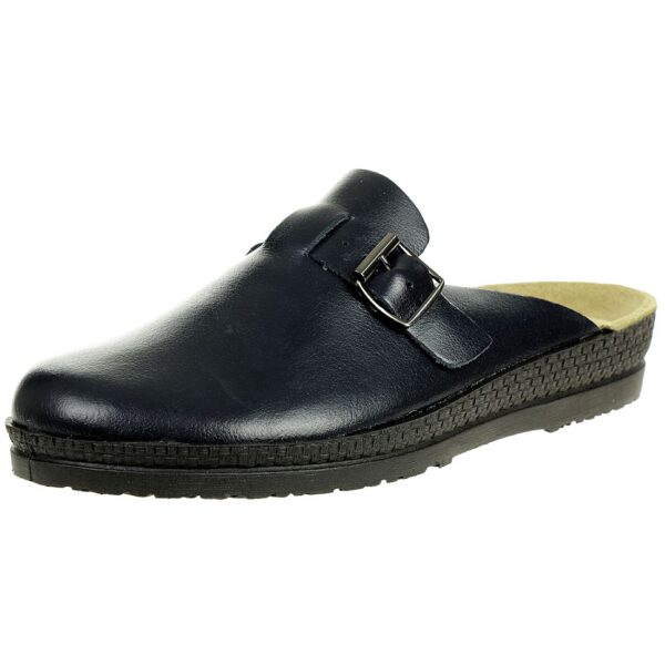 Rohde Neustadt-H Herren Clogs Pantoffel Hausschuh 1511 Blau