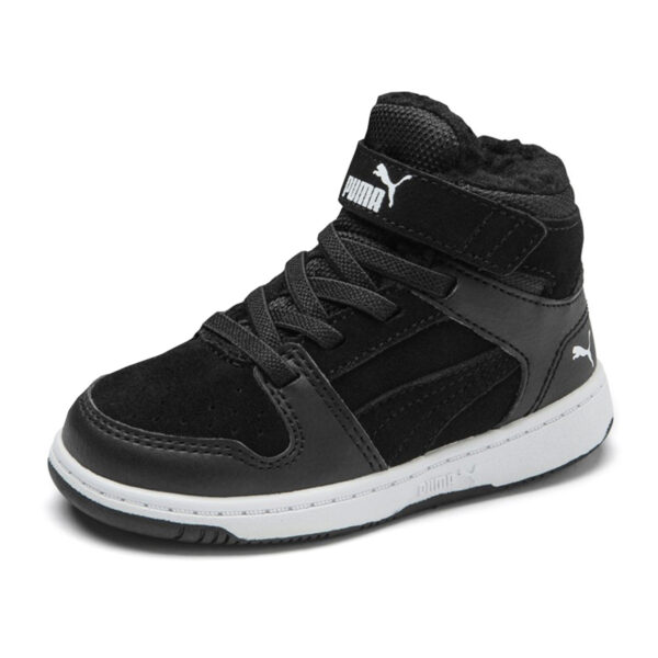 PUMA Rebound Layup Fur SD V Inf Unisex Kinder Sneaker gefüttert 370499