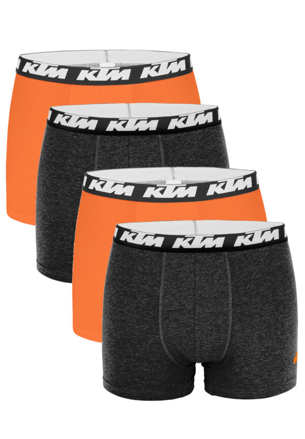 KTM by FREEGUN Boxershorts für Herren Unterwäsche Pant Men´s Boxer 4 er Multipac...