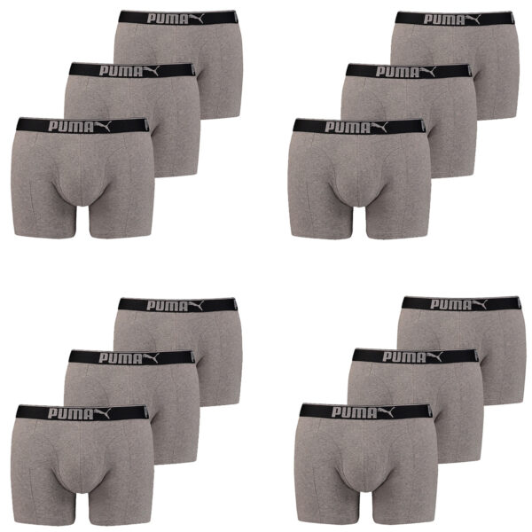 Puma Herren Boxershort Lifestyle Sueded Cotton 12 er Pack