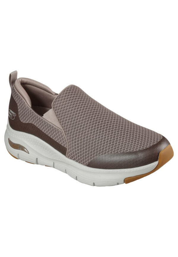 Skechers Herren Arch-Fit BANLIN Slip-On Sneakers 232043 Taupe