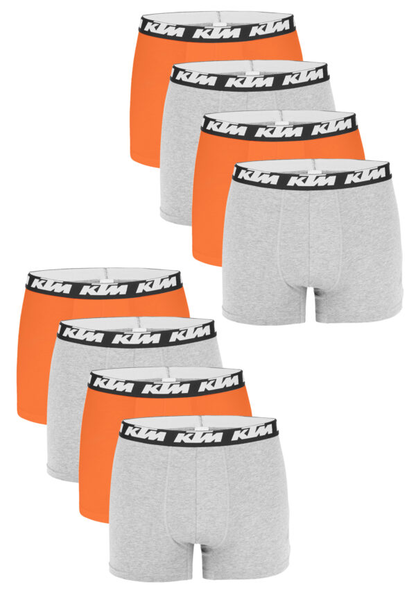 KTM by FREEGUN Boxershorts für Herren Unterwäsche Pant Men´s Boxer 8 er Pack