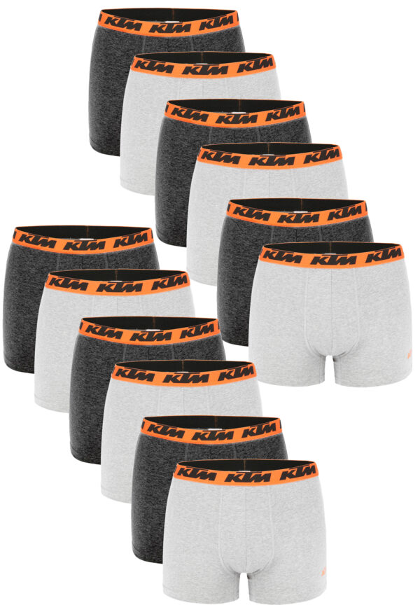 KTM by FREEGUN Boxershorts für Herren Unterwäsche Pant Men´s Boxer 12 er Multipa...