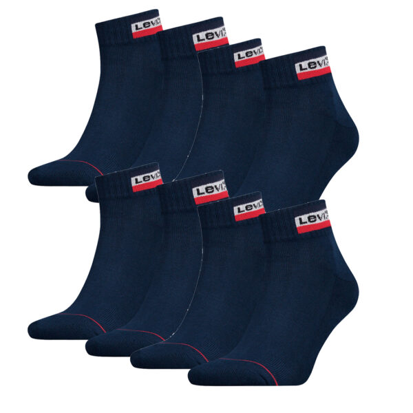 8 Paar Levis 144NDL Mid Cut SPRTWR L Unisex Socken Strümpfe 902011001