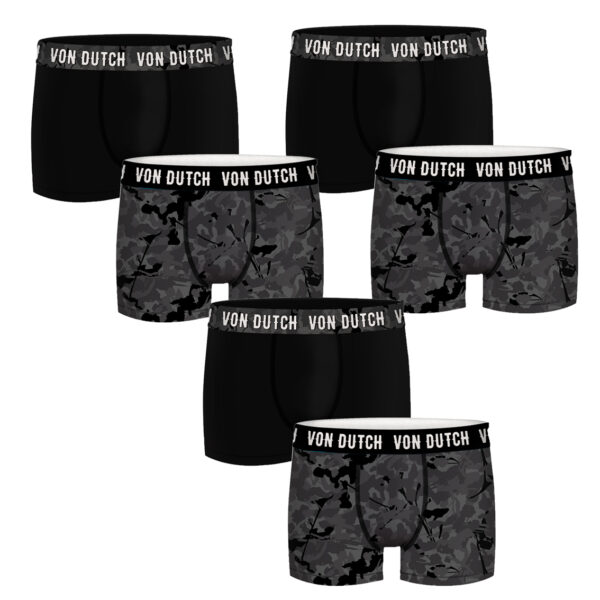 6er Pack Von Dutch Basic Boxer Boxershorts Herren Unterwäsche VD1BCX2CAM