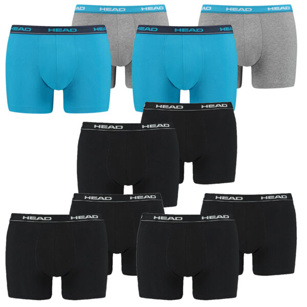 10 er Pack Head Herren Boxer Boxershorts Basic Pant Unterwäsche