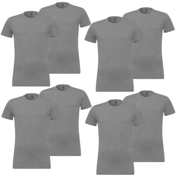 8 er Pack Levis 200SF Crew T-Shirt Men Herren Unterhemd Rundhals