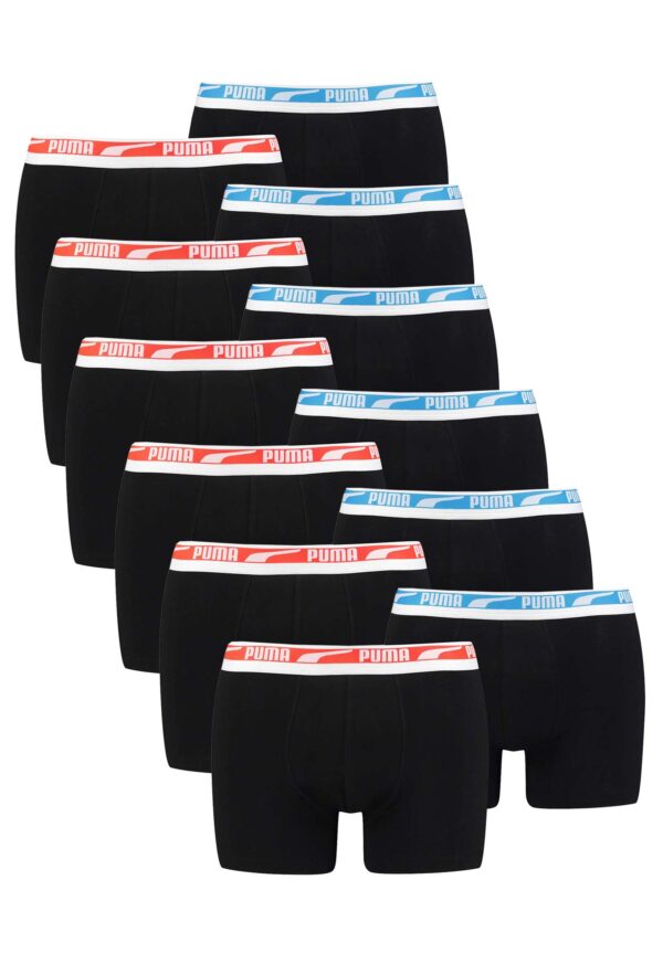 Puma Herren Boxer Boxershorts Men Unterhose Multi Logo Pant Unterwäsche 12er Pac...