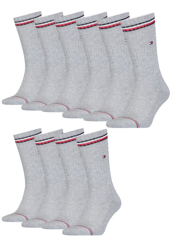 10 Paar TOMMY HILFIGER Herren ICONIC Socken Gr. 39 - 49 Tennis Socken