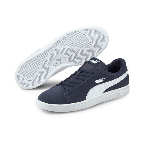 Puma Smash v2 Unisex Sneaker Turnschuhe Blau 364989 04