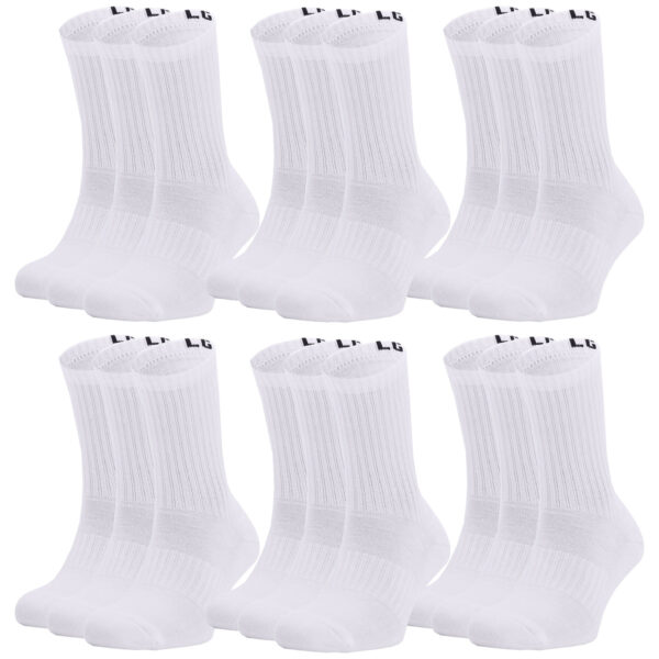 18 Paar Under Armour Core Crew Socken Unisex Sportsocken 1358345