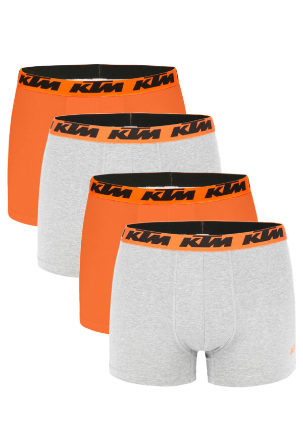 KTM by FREEGUN Boxershorts für Herren Unterwäsche Pant Men´s Boxer 4 er Multipac...